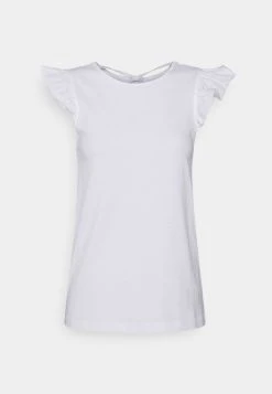 Anna Field Camiseta Básica - White, Mujer