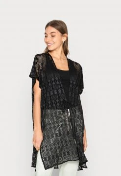 Anna Field Poncho - Black, Mujer