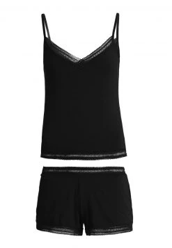 Anna Field CLAIRE FAGOTTING SHORT SET - Pijama - Black, Mujer -LuxeTrend Ventas bace0d22c59c44f4909d9281abca7708