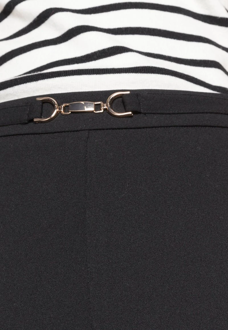 Anna Field WIDE LEG PANTS WITH DETAIL - Pantalones - Black, Mujer 7 Anna Field WIDE LEG PANTS WITH DETAIL - Pantalones - Black, Mujer - Imagen 5