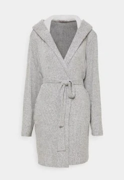 Anna Field RIBBED BATHROBE - Albornoz - Grey, Mujer -LuxeTrend Ventas be4bbcc739854672a58054a053e582d2