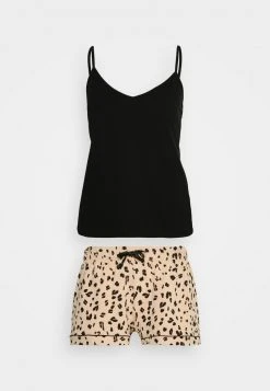 Anna Field LEOPARD CAMI SET - Pijama - Black/sand, Mujer -LuxeTrend Ventas be531f3ad30242baa362840eb8e61941