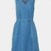 Anna Field Vestido Vaquero - Light Blue Denim, Mujer -LuxeTrend Ventas bec354fe58354d5987526be19deeb212