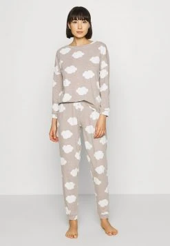 Anna Field TANYA PJ SET - Pijama - Brown, Mujer