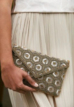 Anna Field Clutch - Silver-coloured, Mujer -LuxeTrend Ventas bf8f89abc6df4e08bf84d6361552ac69