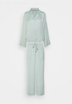 Anna Field HAMMERED SATIN PJ SET - Pijama - Green, Mujer -LuxeTrend Ventas bf8fc208fbf642ff9ed976fb040d5782