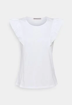Anna Field Camiseta Básica - White, Mujer