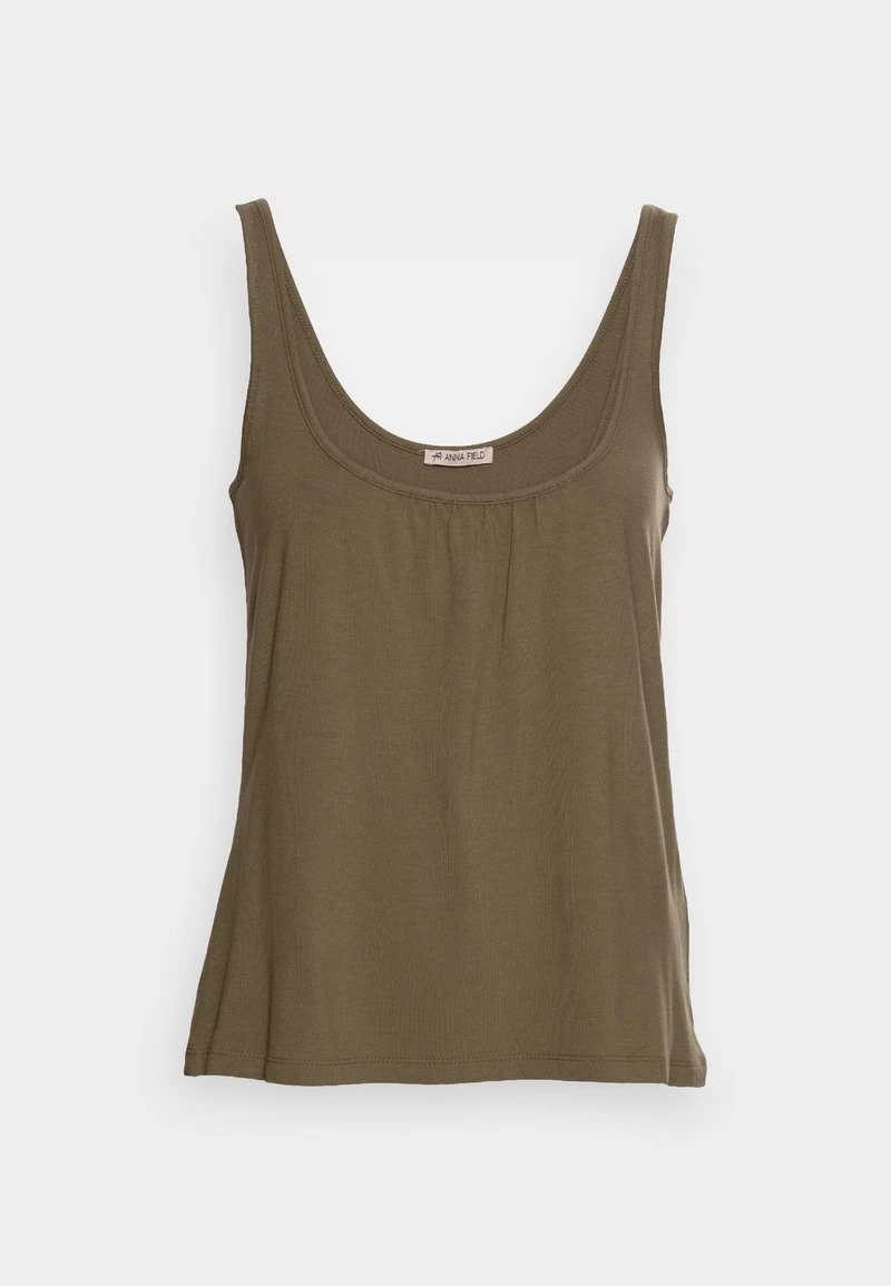 Anna Field Top - Khaki, Mujer 6 Anna Field Top - Khaki, Mujer - Imagen 4