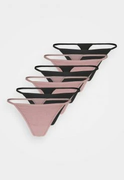 Anna Field 7PP GEORGIA THONG PACK - Tanga - Black/pink, Mujer -LuxeTrend Ventas c57d52a576e04ead82958ef5b7e6aadf