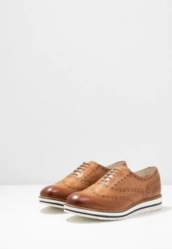 Anna Field LEATHER - Zapatos Con Cordones - Cognac, Mujer -LuxeTrend Ventas c63208e013b947dc987ae4c00b94aaef