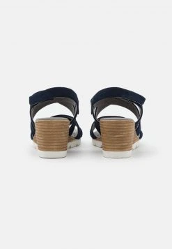 Anna Field LEATHER - Sandalias De Cuña - Blue, Mujer -LuxeTrend Ventas c75cf1dae66d4ef6b2a8b14f5cc929cb