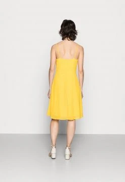 Anna Field STRAPPA FIT AND FLARE - Vestido Informal - Yellow, White, Mujer -LuxeTrend Ventas c7f4c0f5d3b04c9696c9bd77a11270cf
