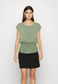Anna Field Camiseta Básica - Light Green, Mujer
