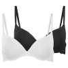 Anna Field NADINE 2PP TSHIRT BRA PLAIN MICRO W LACE WING - Sujetador Básico - Black/white, Mujer -LuxeTrend Ventas cbdc3f52b3584a119d4dac9f306e4c84