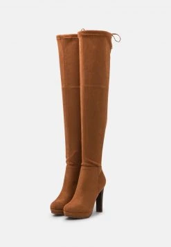 Anna Field Botas Con Plataforma - Cognac, Mujer -LuxeTrend Ventas ccd3858967d3491fbc596bf31c1516c7