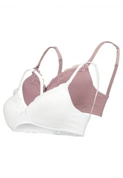 Anna Field POPPY 2PP NURSING BRA - Sujetador Sin Tirantes/multiescote - Mauve/white, Mujer -LuxeTrend Ventas cd28ab39c5c24fd7aca8a866bd10985f