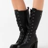 Anna Field Botas Con Plataforma - Black, Mujer -LuxeTrend Ventas ce4c4a08c6c841cbb364856d47126029