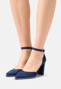 Anna Field LEATHER - Tacones - Dark Blue, Mujer
