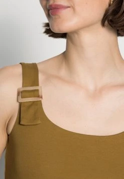 Anna Field HORN BUCKLE TOP CLEAN FINISH - Top - Khaki, Mujer -LuxeTrend Ventas d00dfad77d574d38aa8efb41e2fa472d