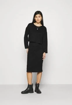 Anna Field SET - Jersey De Punto - Black, Mujer