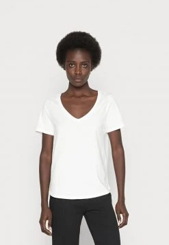 Anna Field Camiseta Básica - White, Mujer