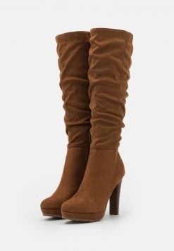 Anna Field Botas De Tacón - Cognac, Mujer -LuxeTrend Ventas d19e3ac1df774f2dafaa5440d0a34e2f