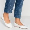 Anna Field LEATHER - Bailarinas - White, Mujer