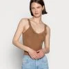 Anna Field SCALLOP LACE - Top - Brown, Mujer -LuxeTrend Ventas d5818c4885e94834b266a84858b5a97f