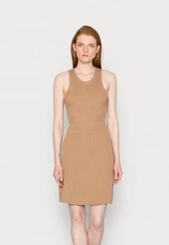 Anna Field Vestido De Punto - Brown, Mujer