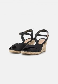 Anna Field Sandalias De Cuña - Black, Mujer -LuxeTrend Ventas d8fa1b5328644e74bb62aa03513074fd