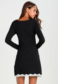 Anna Field HEIDI LONG SLEEVES VISCOSE NIGHTDRESS - Camisón - Black, Mujer -LuxeTrend Ventas dbbb3ef60df3468092f7b21fde501e66