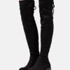 Anna Field Botas Mosqueteras - Black, Mujer