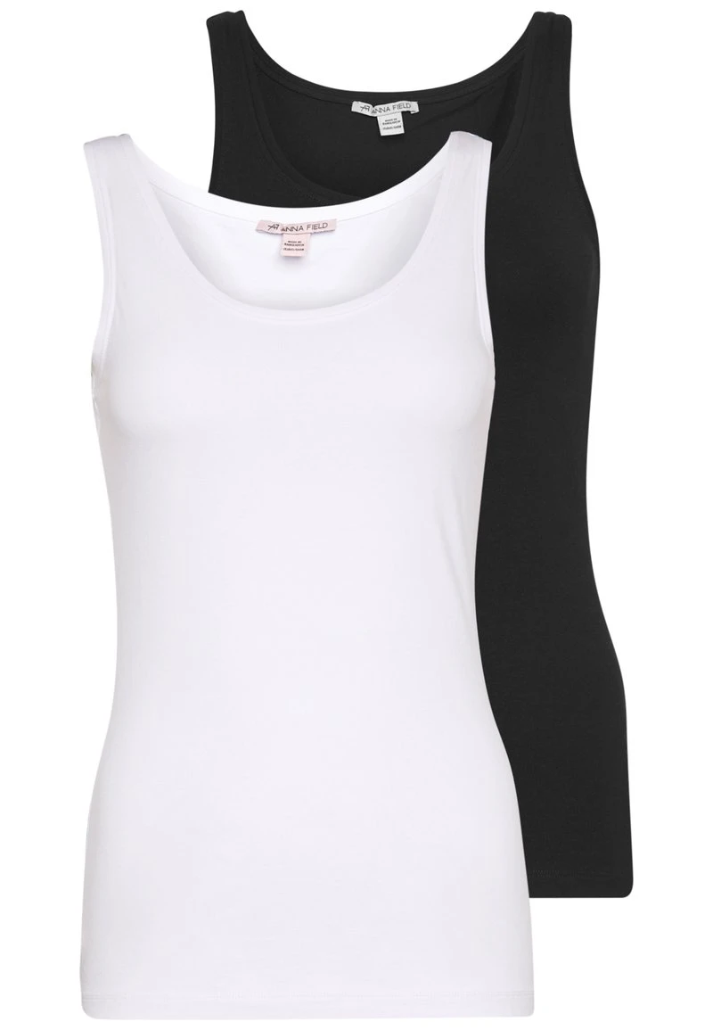 Anna Field 2 PACK - Top - Black/white, Mujer 3 Anna Field 2 PACK - Top - Black/white, Mujer