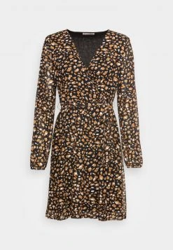 Anna Field Vestido Informal - Black/yellow, Mujer -LuxeTrend Ventas df47c5427a044df1ac0f0d7a680f63b8