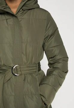 Anna Field LONG COAT WITH HOOD - Abrigo De Invierno - Khaki, Mujer -LuxeTrend Ventas dfc914ed5dcb4c7c875b03a81f45c766