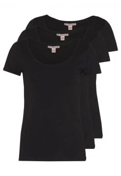 Anna Field 3 PACK - Camiseta Básica - Black, Mujer
