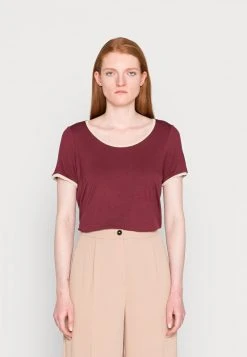 Anna Field Camiseta Básica - Dark Red, Mujer