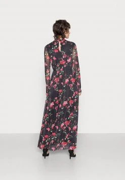 Anna Field MAXI HIGH NECK DRESS - Vestido Largo - Black/orange, Mujer -LuxeTrend Ventas e2e60c137d6949b1b6f500d1d970d1f6