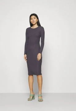 Anna Field Vestido De Punto - Dark Purple, Mujer
