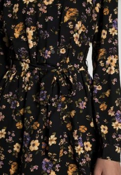 Anna Field BELTED BLOUSE DRESS - Vestido Camisero - Black/lilac, Mujer -LuxeTrend Ventas e647a3f4f0f84222b98f0c8545bda73e