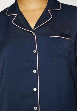Anna Field AMANDA LONG SLEEVE SHORT SET - Pijama - Dark Blue, Mujer -LuxeTrend Ventas e74b20758fa246e99a9c7a17dfb93a8f