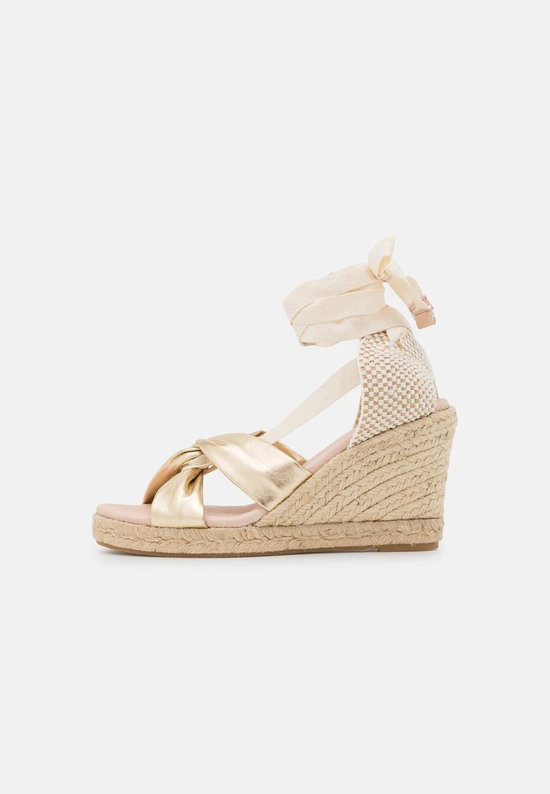Anna Field LEATHER - Sandalias De Cuña - Gold, Mujer 4 Anna Field LEATHER - Sandalias De Cuña - Gold, Mujer - Imagen 2