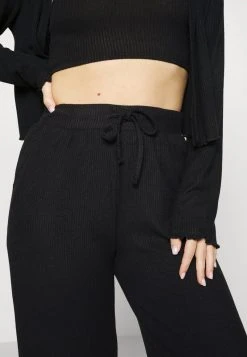 Anna Field 3 PIECE COSY RIB SET - Pijama - Black, Mujer -LuxeTrend Ventas e9380684a29f4a779b9c18d42086aaba