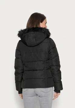Anna Field SHORT PUFFER WITH HOOD - Chaqueta De Invierno - Black, Mujer -LuxeTrend Ventas e99db654171b46a981c863db2f58e715