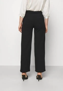 Anna Field Belted Wide Leg Trousers - Pantalones - Black, Mujer -LuxeTrend Ventas ea3749ade1cc4a96b516d27326304e14
