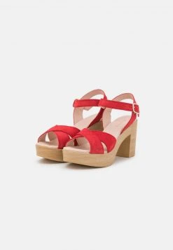 Anna Field LEATHER - Sandalias De Tacón - Red, Mujer -LuxeTrend Ventas ecd743cc5a084d55900b6354baf99361