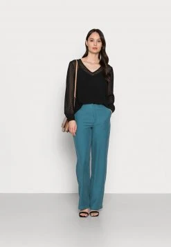 Anna Field V Neck Blouse - Blusa - Black, Mujer -LuxeTrend Ventas ee79f51bd0224ff2a0c0326f6e8ad274