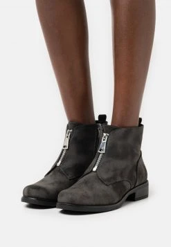 Anna Field Botines Bajos - Dark Grey, Mujer