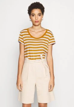 Anna Field Camiseta Estampada - White/yellow, Mujer