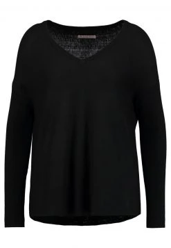Anna Field RELAXED V-NECK - Jersey De Punto - Black, Mujer -LuxeTrend Ventas f3a025bdf76642ddb65bdc7c44c3719d